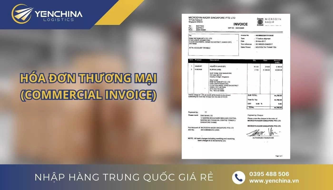 Các giấy tờ và chứng từ cần thiết khi vận chuyển hàng hóa Trung Quốc