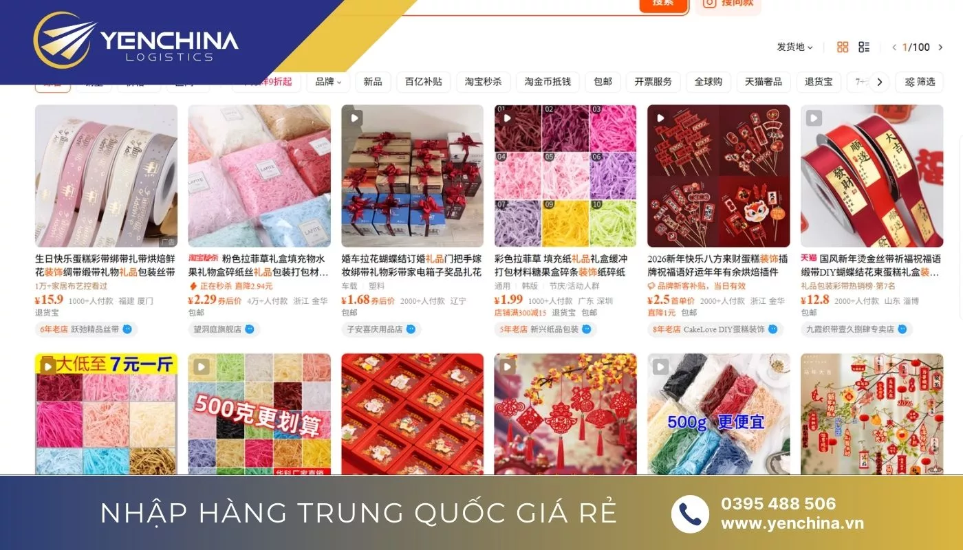 Tổng hợp link shop order phụ kiện Taobao giá rẻ