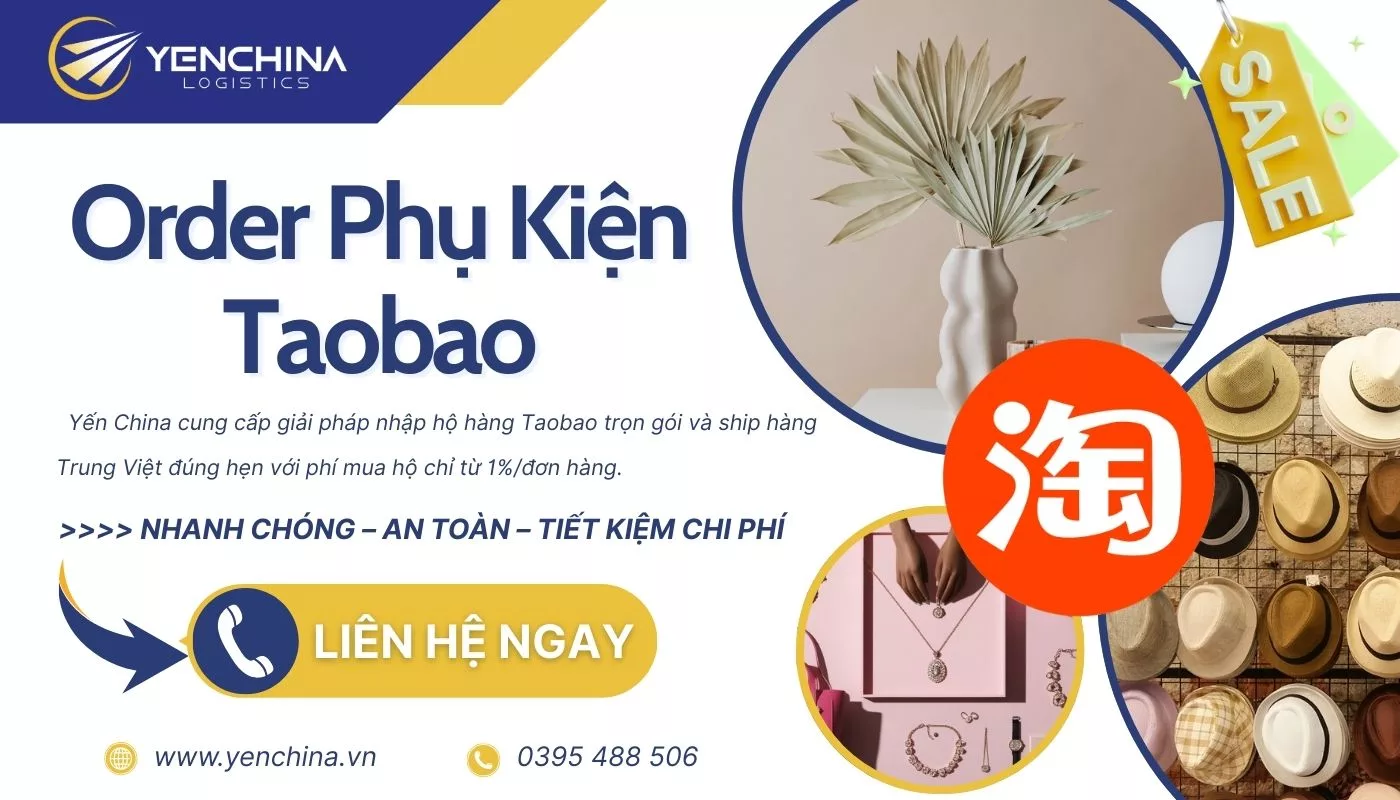 Tổng hợp link shop order phụ kiện Taobao giá rẻ